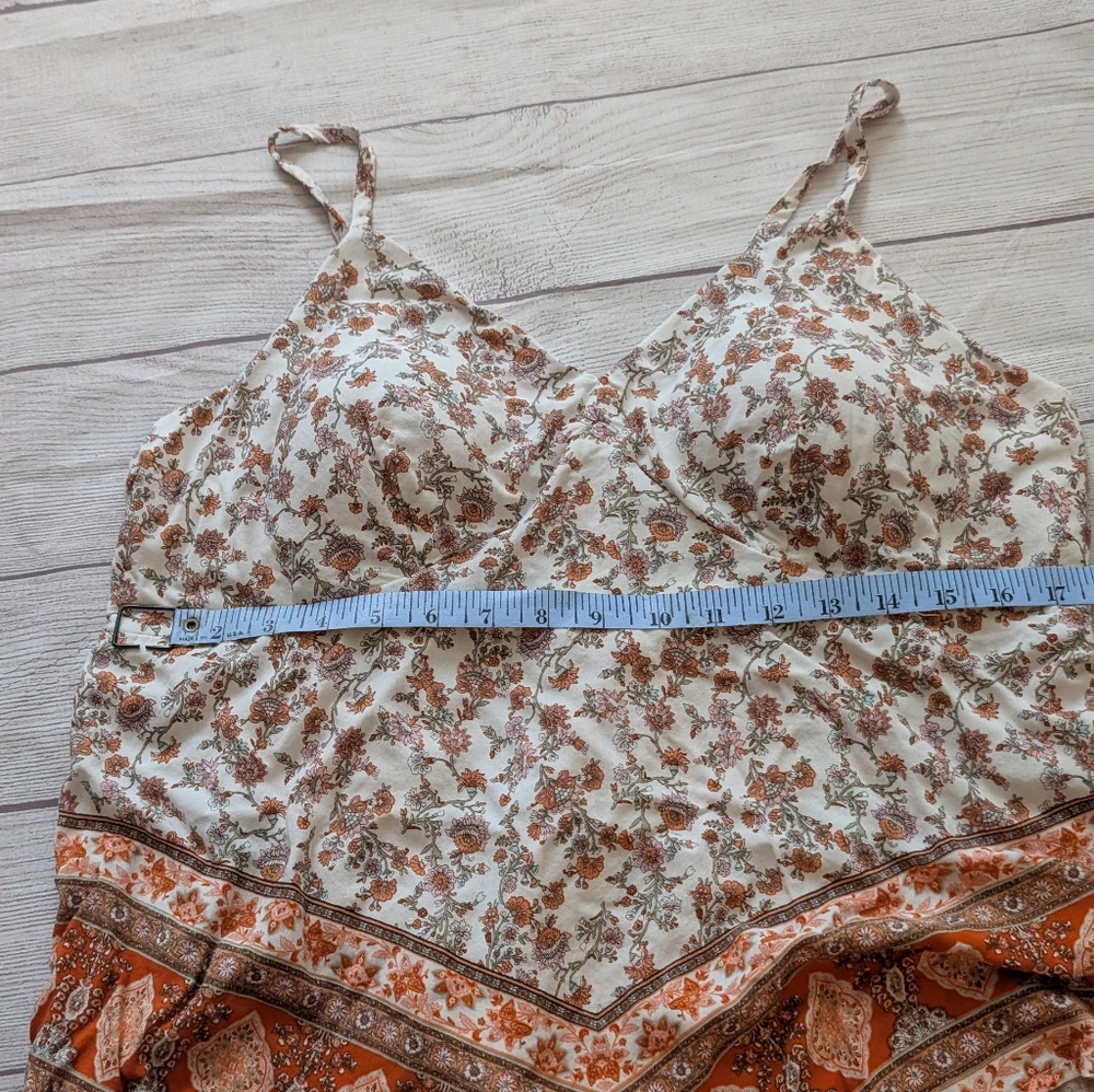 No Boundaries Women's Paisley Cottage Core Vibes Tank Top Size XXL Juniors - Picture 2 of 13